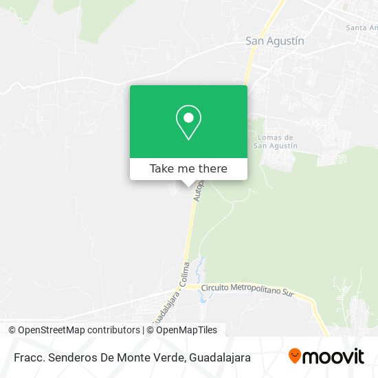 Fracc. Senderos De Monte Verde map