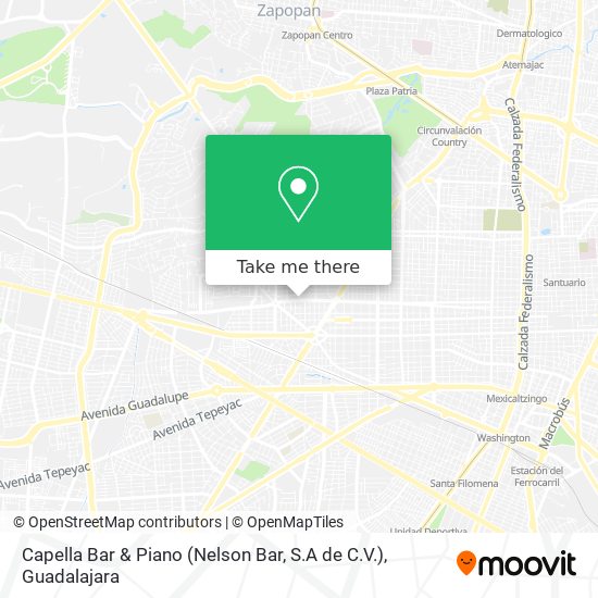 Capella Bar & Piano (Nelson Bar, S.A de C.V.) map