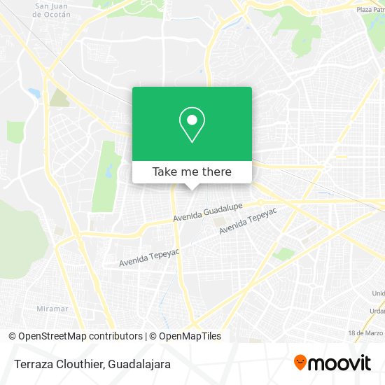 Mapa de Terraza Clouthier