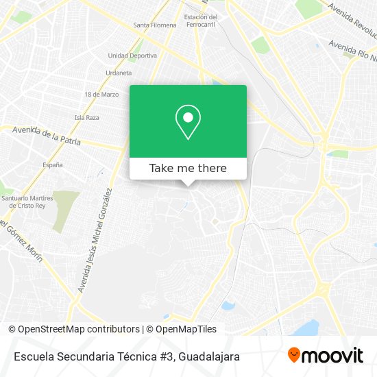 Escuela Secundaria Técnica #3 map