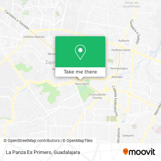 Mapa de La Panza Es Primero