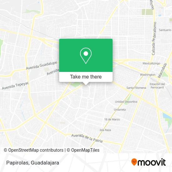 Papirolas map