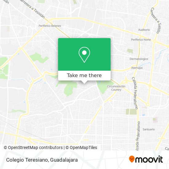 Colegio Teresiano map