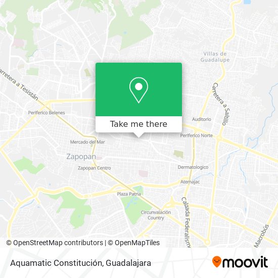 Aquamatic Constitución map