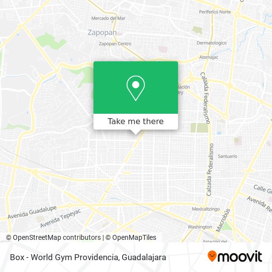 Box - World Gym Providencia map