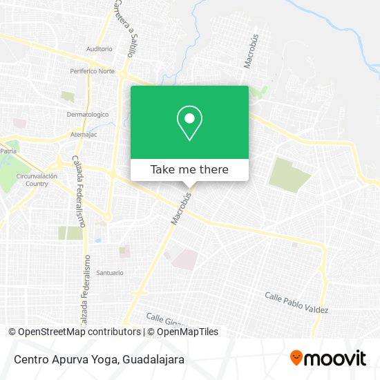Mapa de Centro Apurva Yoga