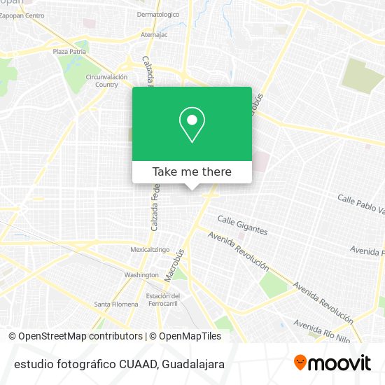 estudio fotográfico CUAAD map