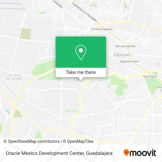 Oracle Mexico Development Center map