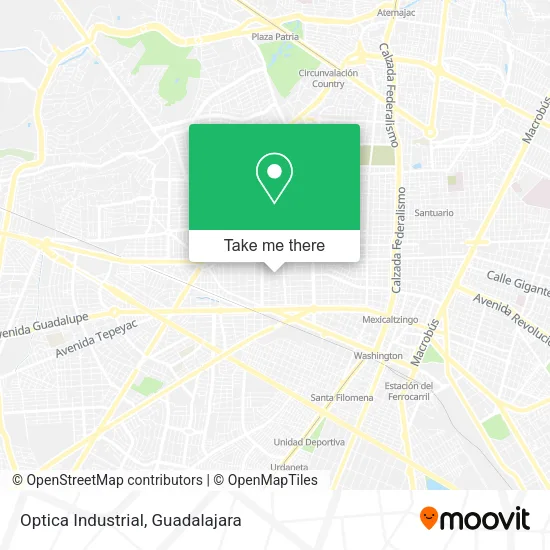 Optica Industrial map