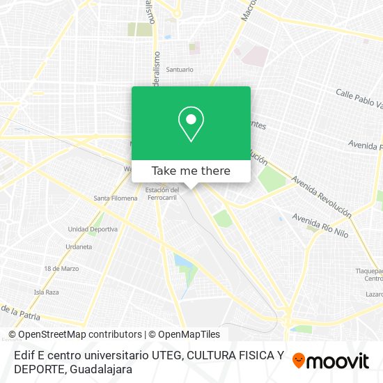 Mapa de Edif E centro universitario UTEG, CULTURA FISICA Y DEPORTE