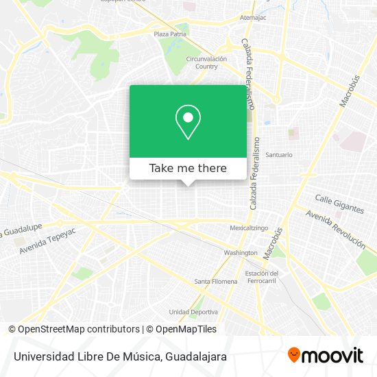 Mapa de Universidad Libre De Música