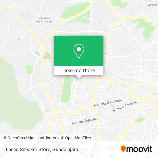 Mapa de Laces Sneaker Store