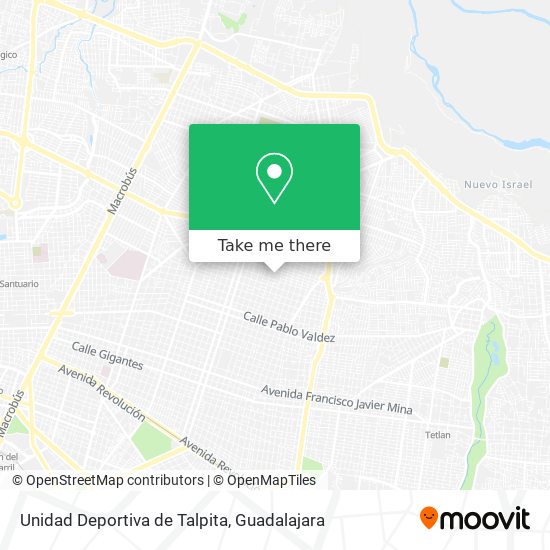 Unidad Deportiva de Talpita map