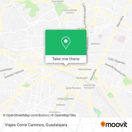 Mapa de Viajes Corre Caminos