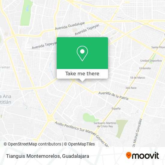 Tianguis Montemorelos map