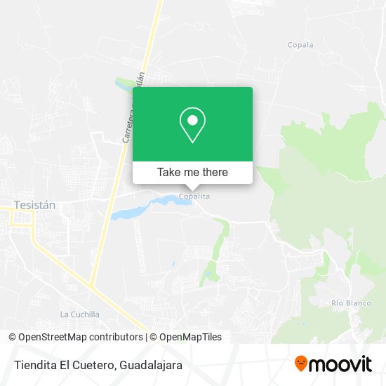 Tiendita El Cuetero map