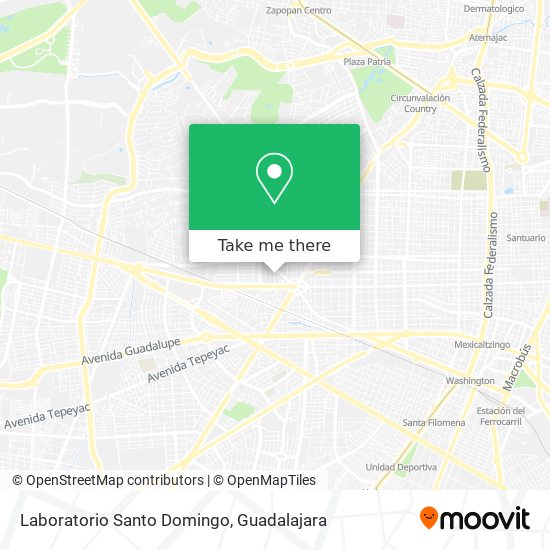Mapa de Laboratorio Santo Domingo