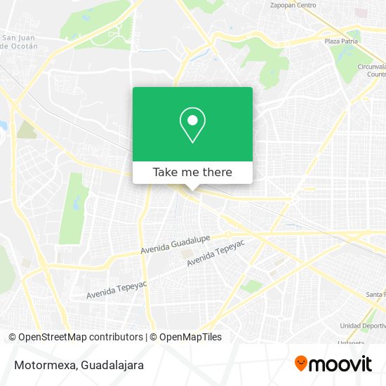 Motormexa map