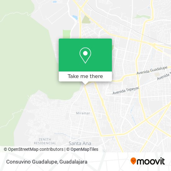 Consuvino Guadalupe map