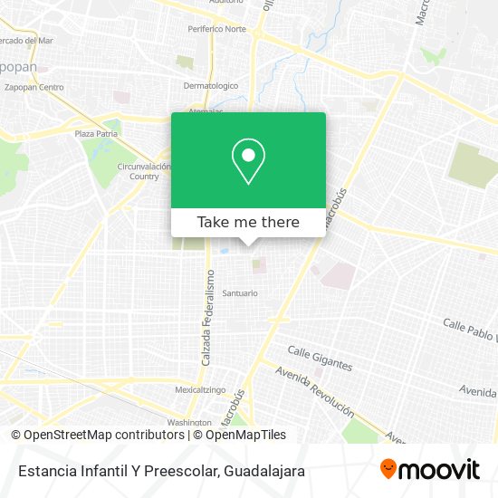 Estancia Infantil Y Preescolar map