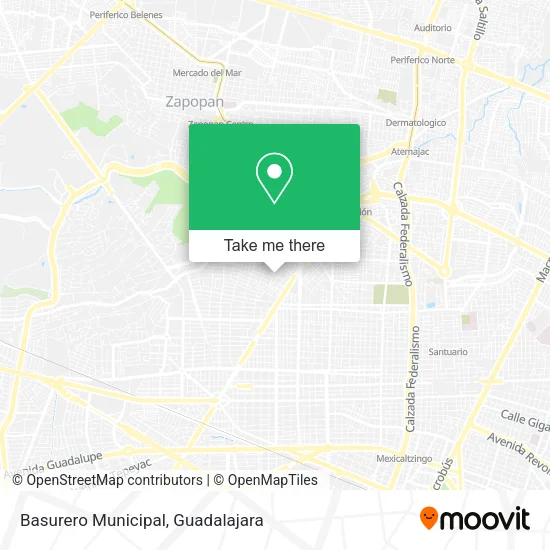 Basurero Municipal map