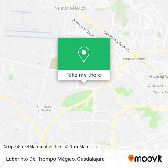 Mapa de Laberinto Del Trompo Mágico