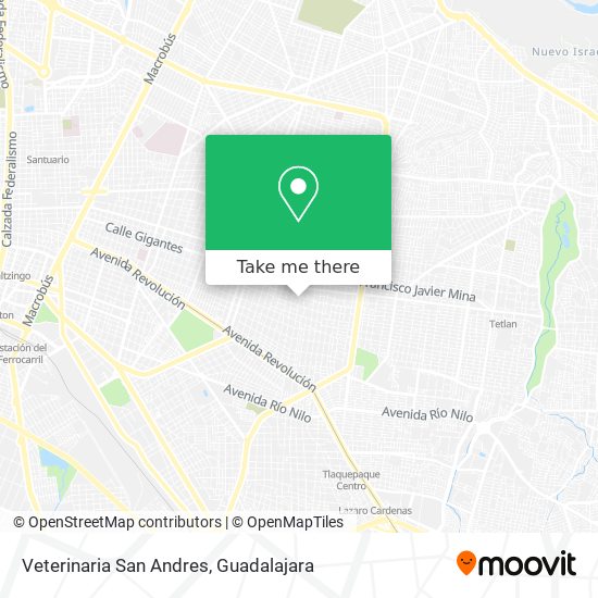 Veterinaria San Andres map