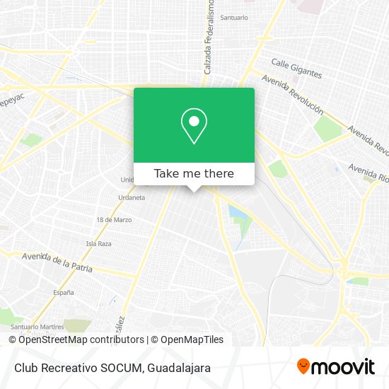 Club Recreativo SOCUM map