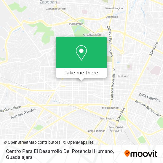 Centro Para El Desarrollo Del Potencial Humano map