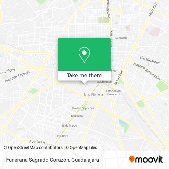 Funeraria Sagrado Corazón map