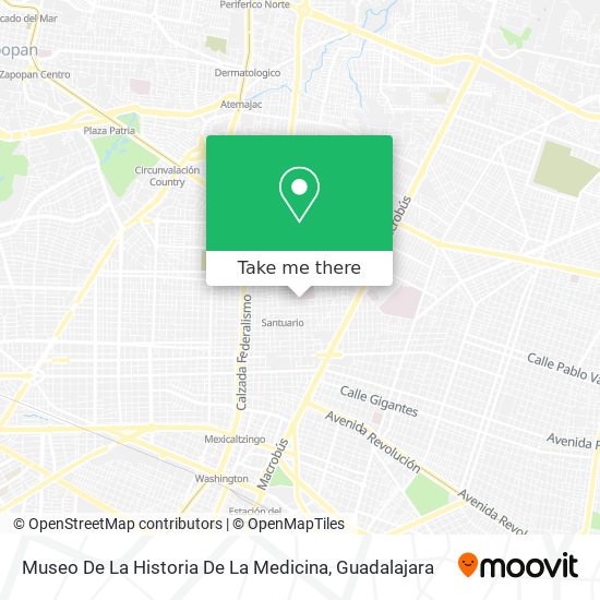 Museo De La Historia De La Medicina map