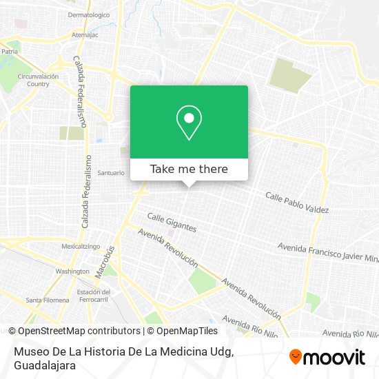 Mapa de Museo De La Historia De La Medicina Udg