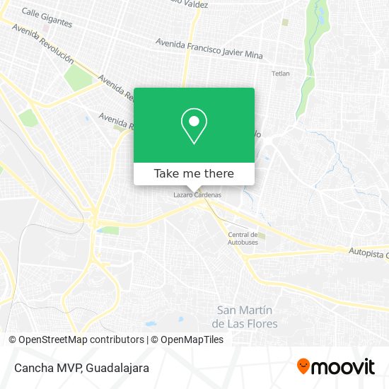Cancha MVP map