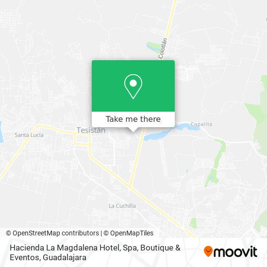 Mapa de Hacienda La Magdalena Hotel, Spa, Boutique & Eventos