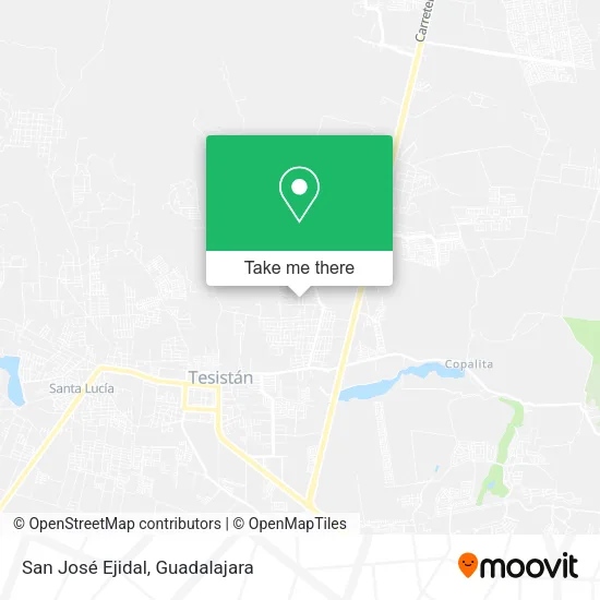 San José Ejidal map