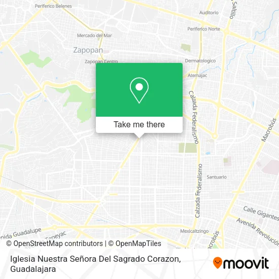 Iglesia Nuestra Señora Del Sagrado Corazon map