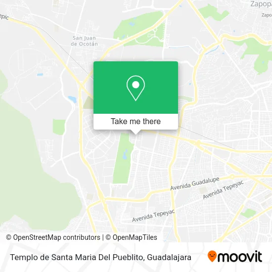 Templo de Santa Maria Del Pueblito map
