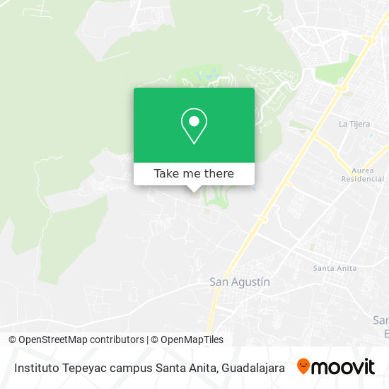 Instituto Tepeyac campus Santa Anita map