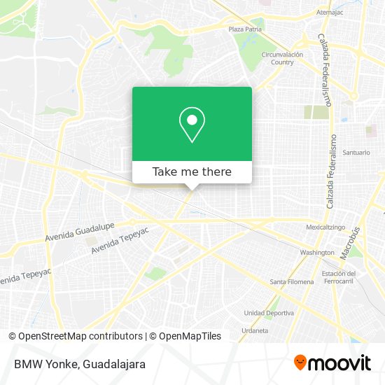 Mapa de BMW Yonke