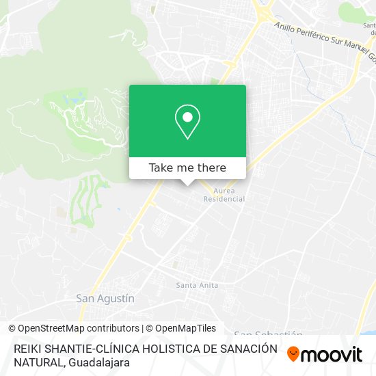 REIKI SHANTIE-CLÍNICA HOLISTICA DE SANACIÓN NATURAL map