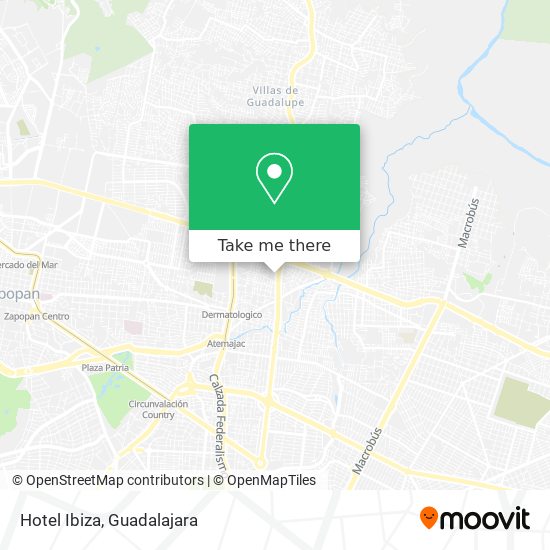 Mapa de Hotel Ibiza