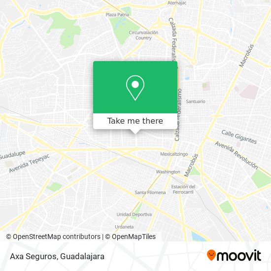 Mapa de Axa Seguros