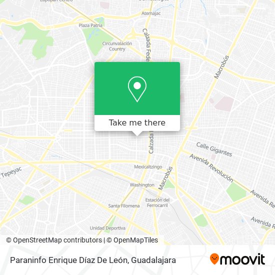 Mapa de Paraninfo  Enrique Díaz De León