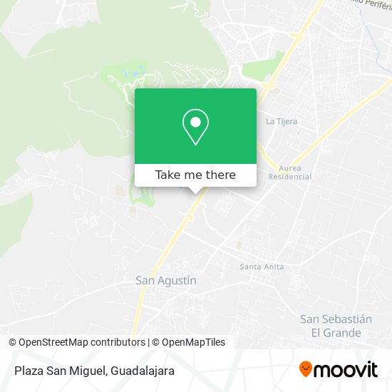 Plaza San Miguel map