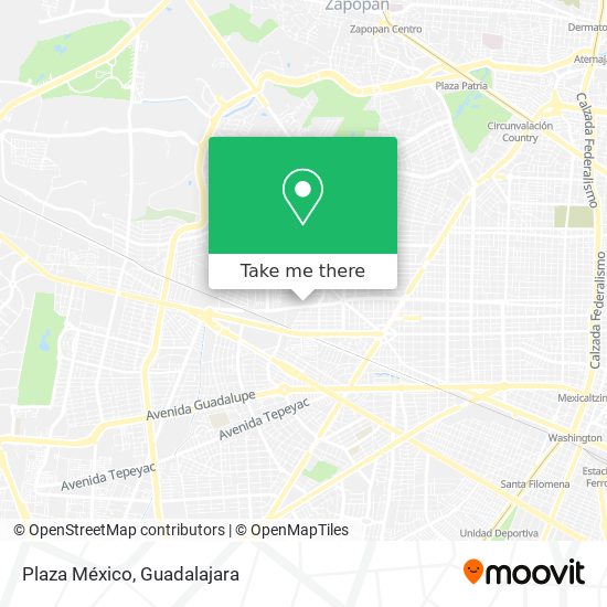 Plaza México map