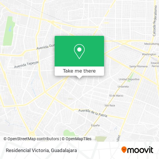 Mapa de Residencial Victoria