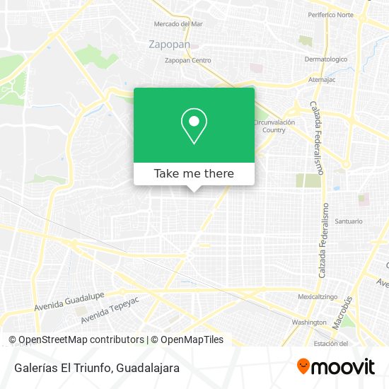 Mapa de Galerías El Triunfo