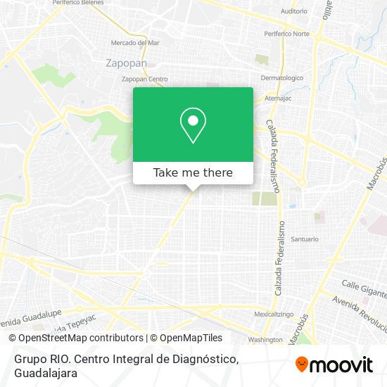Grupo RIO. Centro Integral de Diagnóstico map