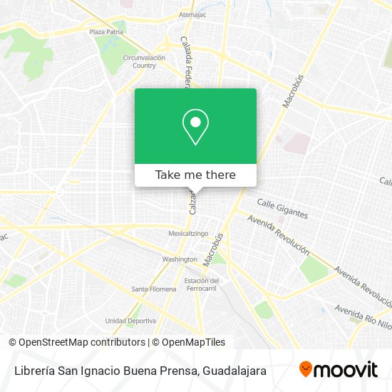 Mapa de Librería San Ignacio Buena Prensa