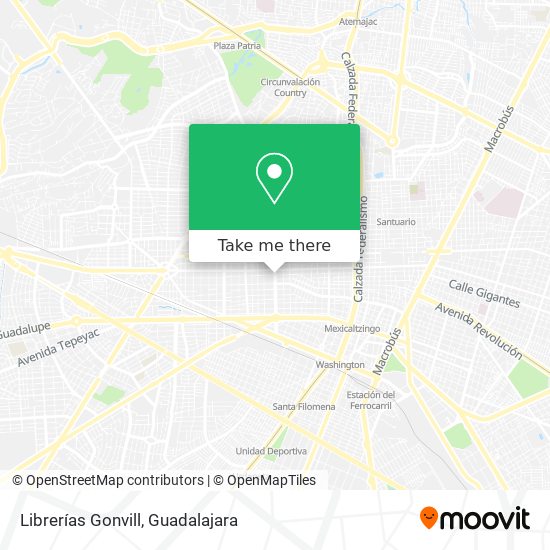Librerías Gonvill map